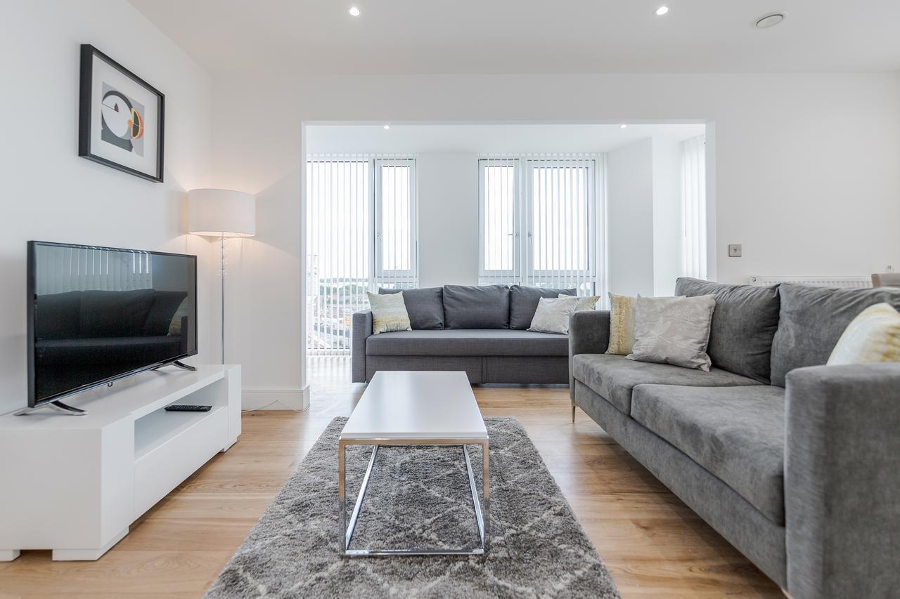Luxury Stratford Apartment Londra Esterno foto