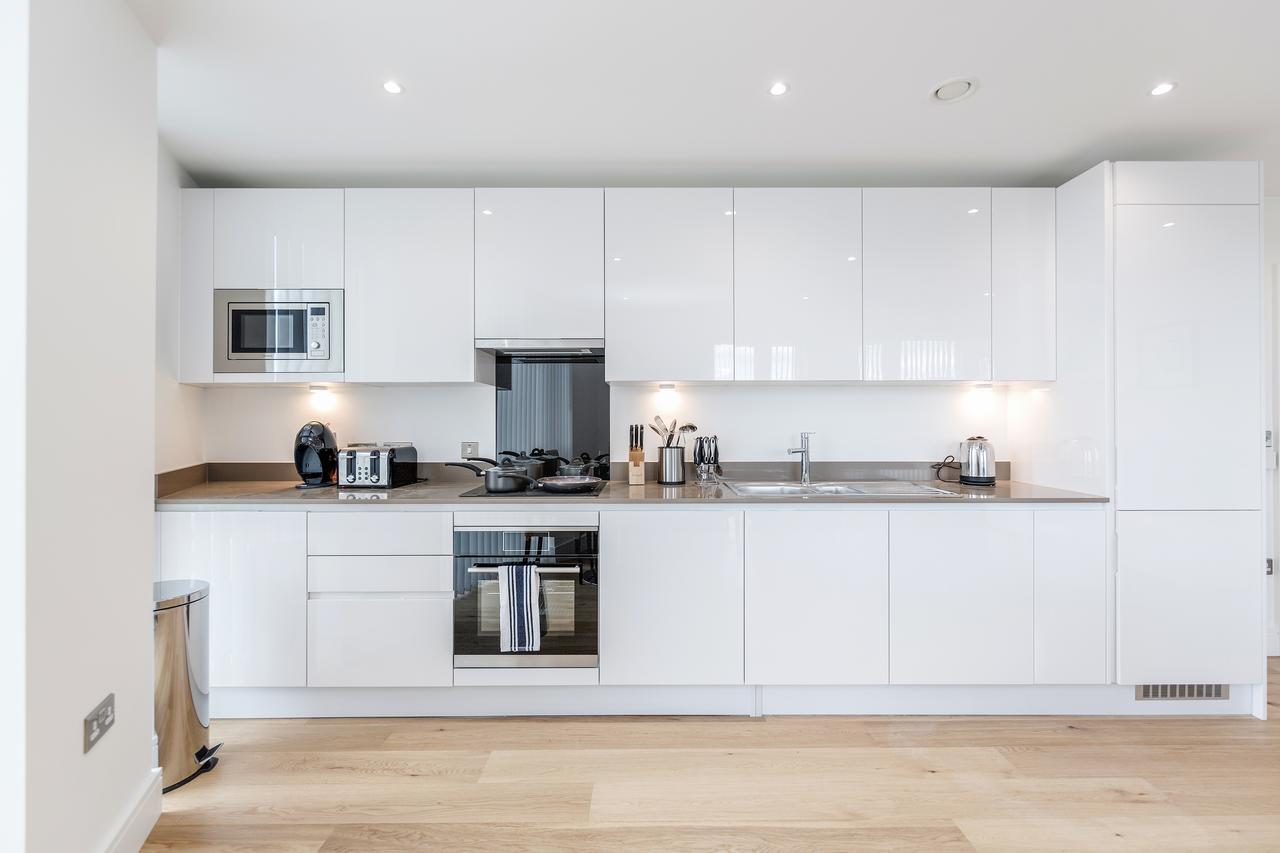 Luxury Stratford Apartment Londra Esterno foto
